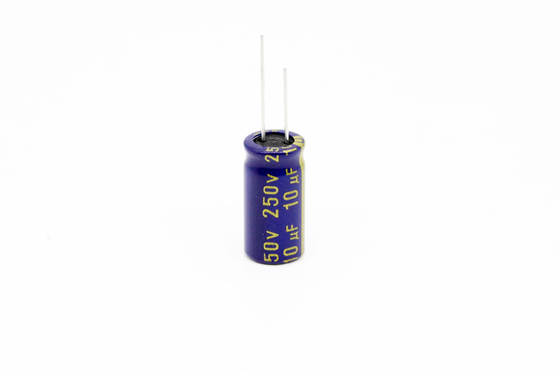 Condensador electrolítico de aluminio bajo 10uf250v 8x16m m del ESR