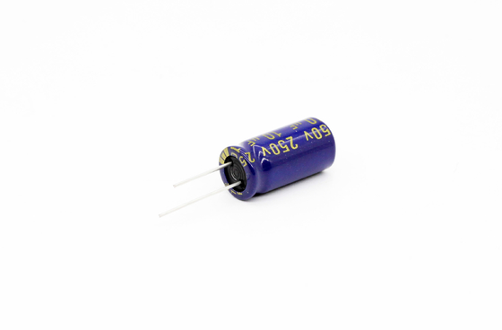 Condensador electrolítico de aluminio bajo 10uf250v 8x16m m del ESR