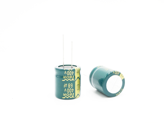 68UF400V tipo radial condensador de la luz del LED