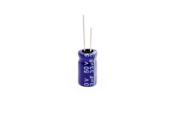 condensador de aluminio bajo de alta frecuencia del ESR del condensador miniatura de 33uf50v 6.3x11