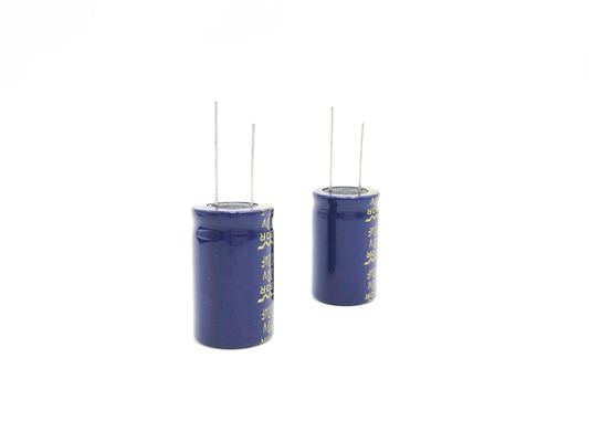 luz ancha del condensador LED de la temperatura del condensador electrolítico de 22X35m m 100UF 500V