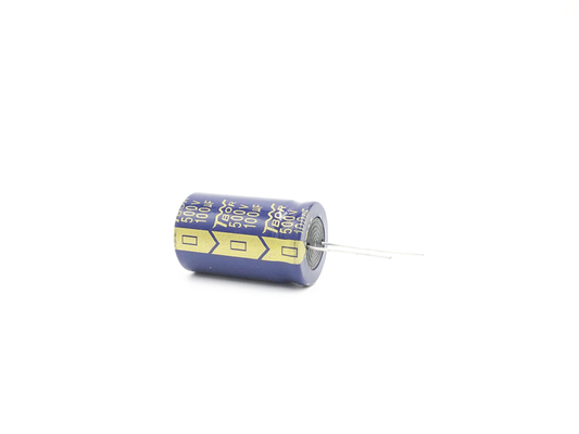 luz ancha del condensador LED de la temperatura del condensador electrolítico de 22X35m m 100UF 500V