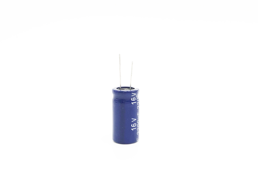 Condensador electrolítico de aluminio bajo de alta frecuencia 2200UF16V 13X25m m del ESR