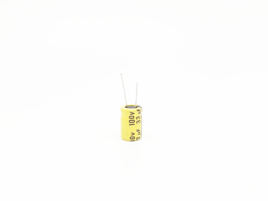 Terminal de alta temperatura de la parte radial del condensador 8X12m m de SMT 33UF100V