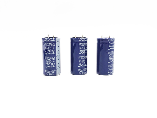 Condensador electrolítico de alto voltaje de 220UF 450V 3000 horas de larga vida