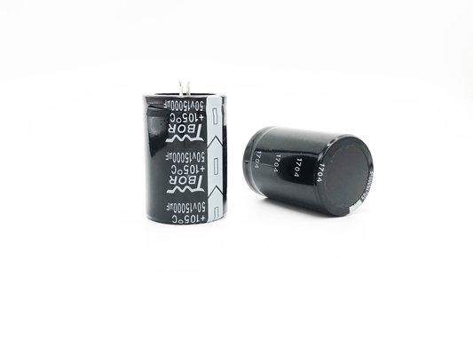 Condensador electrolítico 35X50M M de alto voltaje negro 15000UF 50V
