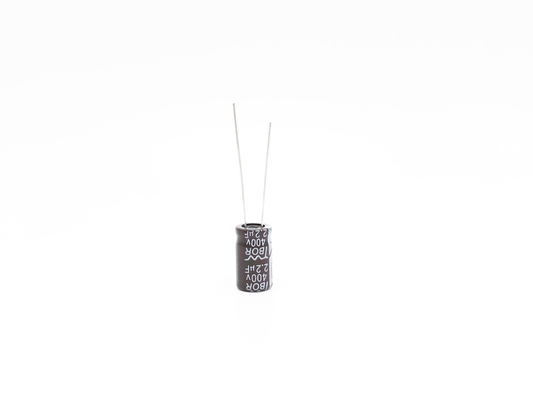 Condensador electrónico 2.2UF 400V 10x13m m del inversor del lastre de CFL