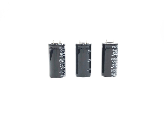 Broche ancha negra de la temperatura en el condensador 450v 220uf TW BOR
