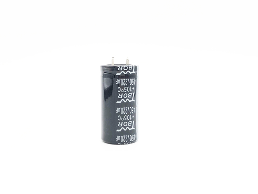 Broche ancha negra de la temperatura en el condensador 450v 220uf TW BOR