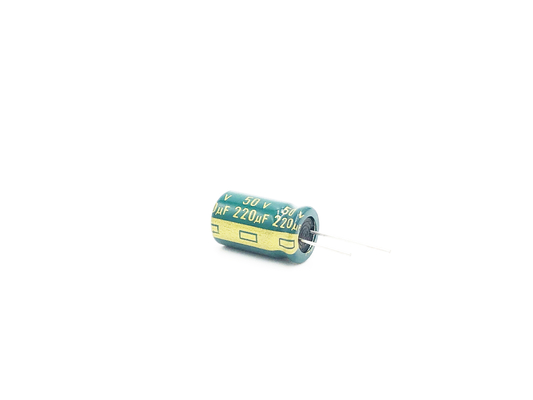 Condensador electrolítico de aluminio de alta frecuencia del PHR 220UF 50V para la luz del LED