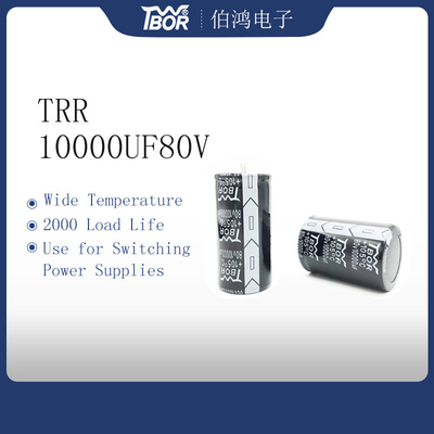 Condensador ancho los 30x70MM de la temperatura 10000uF 80V UPS para la luz OCULTADA
