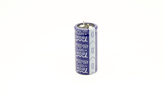 Condensador de aluminio ISO9001 a prueba de explosiones de 30x35m m 220uf 450v