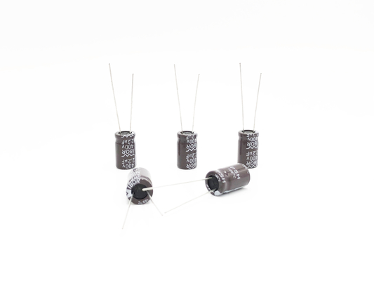 condensador electrolítico actual 2.2UF400V de la alta ondulación de 8x12m m 5000 horas