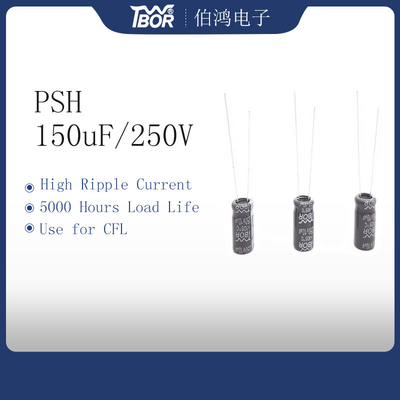 Condensador ancho de la temperatura 22X35M M 10uf 250v para la lámpara de ahorro de la energía